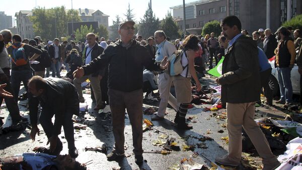 Consecuencias del atentado en Ankara - Sputnik Mundo