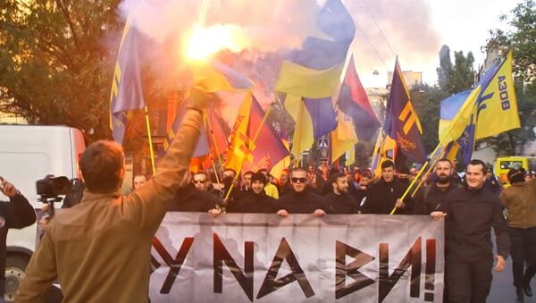 Marcha nacionalista en Odesa - Sputnik Mundo