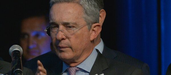 Álvaro Uribe, expresidente de Colombia Álvaro Uribe, expresidente de Colombia - Sputnik Mundo