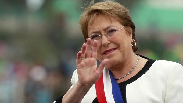 Michelle Bachelet, presidente de Chile - Sputnik Mundo