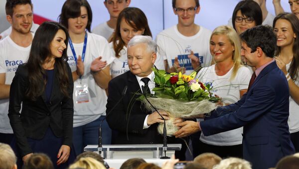 Jaroslaw Kaczynski, líder del partido conservador Ley y Justicia - Sputnik Mundo