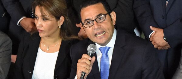 Jimmy Morales, presidente de Guatemala Jimmy Morales, presidente de Guatemala - Sputnik Mundo