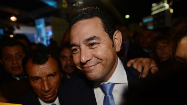 Jimmy Morales, presidente de Guatemala - Sputnik Mundo