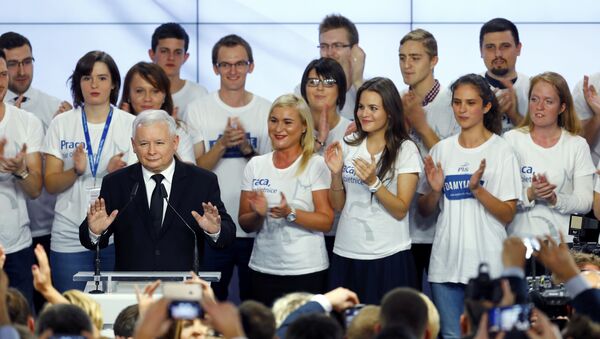 Jaroslaw Kaczynski, líder del partido conservador Ley y Justicia - Sputnik Mundo