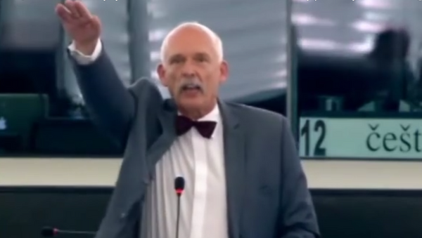 Janusz Korwin-Mikke, político polaco, miembro del Parlamento Europeo - Sputnik Mundo