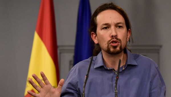 Pablo Iglesias, el secretario general de Podemos - Sputnik Mundo