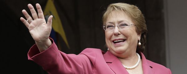 Michelle Bachelet, presidenta de Chile Michelle Bachelet, presidenta de Chile - Sputnik Mundo