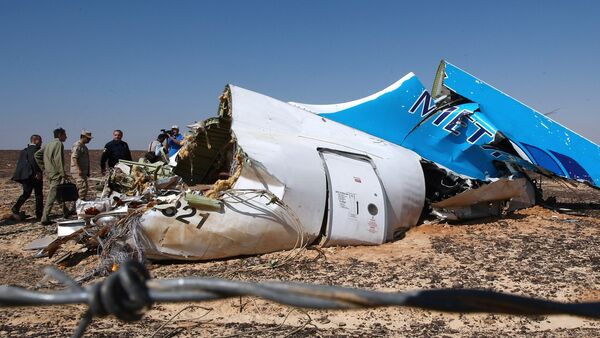 Restos del avión ruso Airbus-321 siniestrado en Egipto - Sputnik Mundo