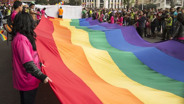 Marcha LGBT en Bogotá - Sputnik Mundo