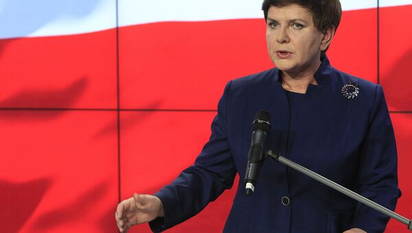 Beata Szydlo, primera ministra de Polonia - Sputnik Mundo