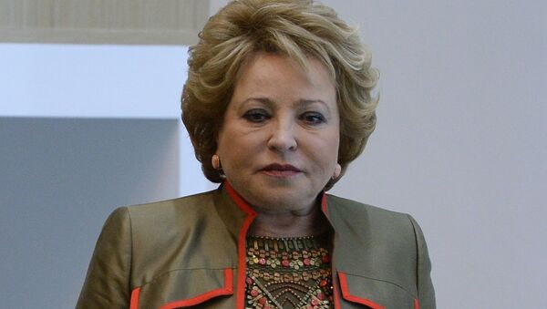 Valentina Matvienko, presidenta del Consejo de Federación de Rusia - Sputnik Mundo