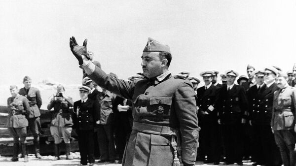 Francisco Franco, dictador español (archivo) - Sputnik Mundo