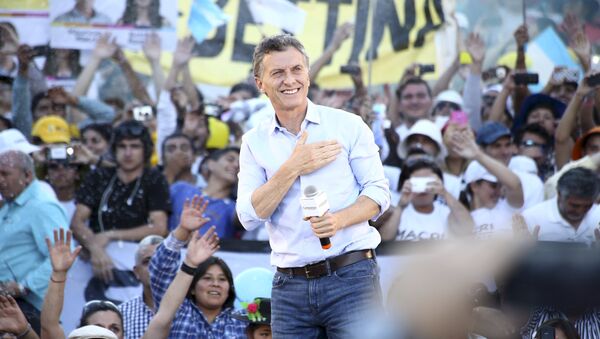 Mauricio Macri, candidato opositor a la presidencia argentina - Sputnik Mundo
