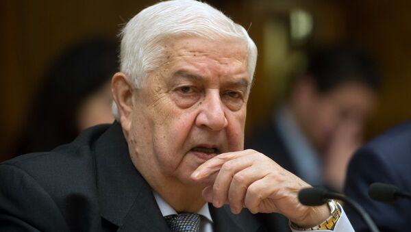 Walid Mualem, el ministro de Exteriores de Siria - Sputnik Mundo