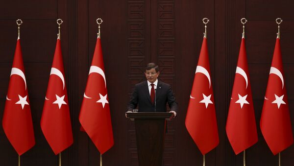 Ahmet Davutoglu, primer ministro de Turquía - Sputnik Mundo