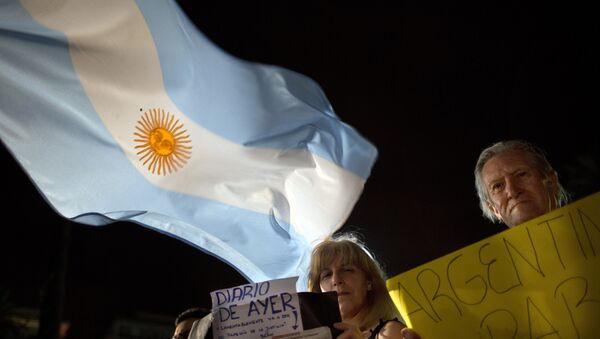 Protestas en Argentina (Archivo) - Sputnik Mundo
