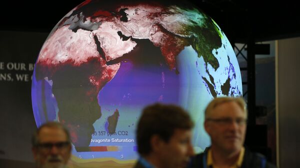 Stand en la Cumbre sobre Cambio Climático - Sputnik Mundo
