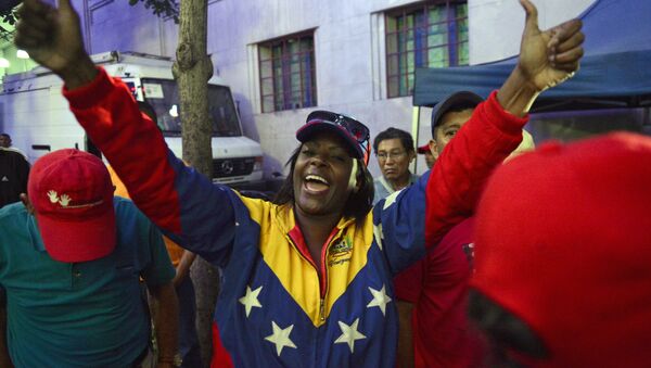 Seguidores del actual presidente de Venezuela, Nicolás Maduro - Sputnik Mundo