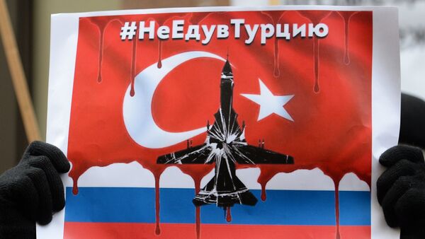 Manifestación de protesta frente a la embajada de Turquía en Moscú - Sputnik Mundo