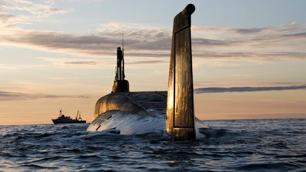 Submarino nuclear de la clase Borei (archivo) - Sputnik Mundo