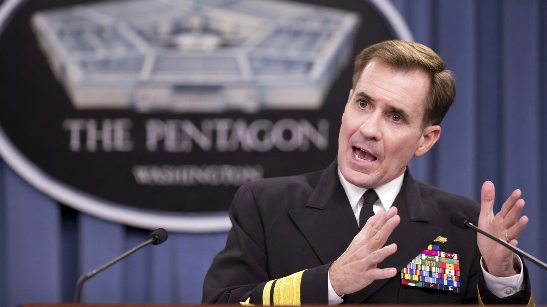 Department of Defense Press Secretary Rear Admiral John Kirby - Sputnik Mundo, 1920, 13.12.2023