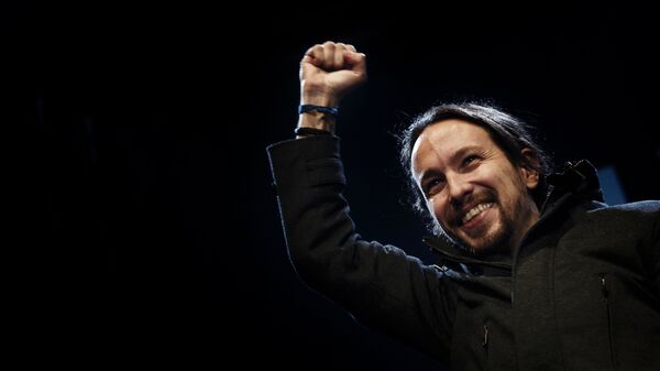 Pablo Iglesias, líder del partido de izquierda español Podemos (archivo) - Sputnik Mundo