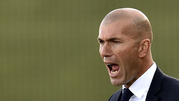 Zinedine Zidane, entrenador del Real Madrid - Sputnik Mundo
