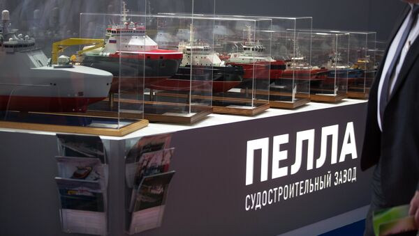 Astillero 'Pella' donde fueron construidos los remolcadores de rescate SB-121 y SB-123 - Sputnik Mundo