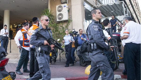 Fuerzas de seguridad israelíes en Tel Aviv (Archivo) - Sputnik Mundo