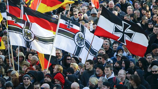 Manifestación de derechistas en Alemania - Sputnik Mundo
