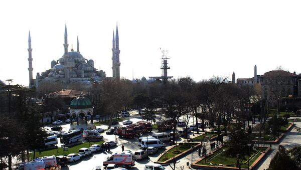 Turístico distrito de Sultanahmet en Estambul - Sputnik Mundo
