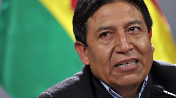 David Choquehuanca, vicepresidente boliviano  - Sputnik Mundo