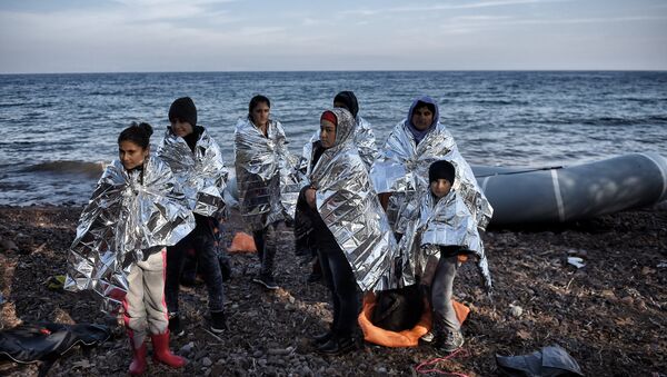 Refugiados sirios (archivo) - Sputnik Mundo
