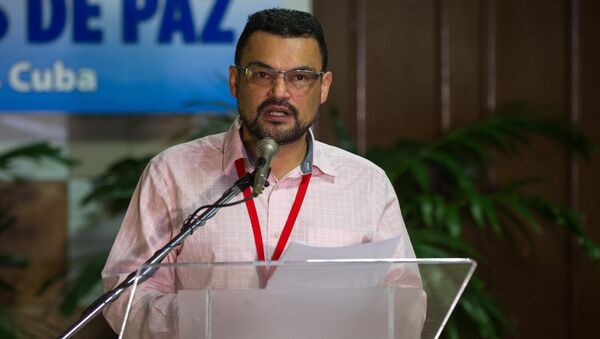 Sergio Marín, delegado de paz de las FARC-EP - Sputnik Mundo