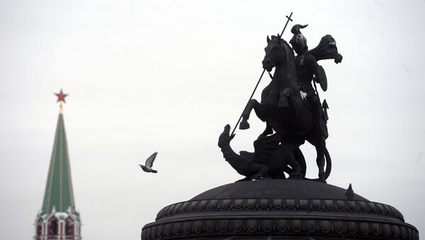 Estátua de Jorge de Capadocia en Kremlin - Sputnik Mundo