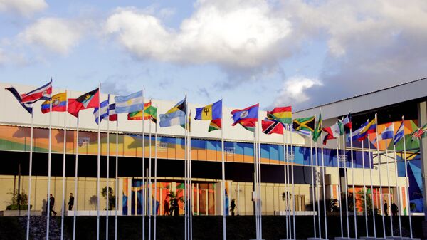 Banderas de los países miembros de CELAC - Sputnik Mundo