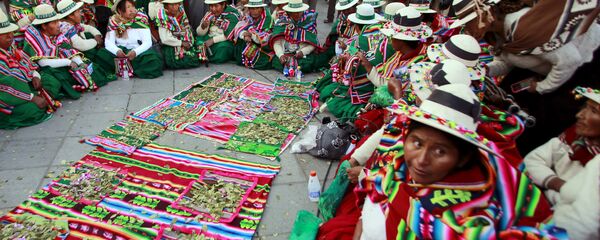 Las indígenas de Bolivia (archivo) Las indígenas de Bolivia (archivo) - Sputnik Mundo