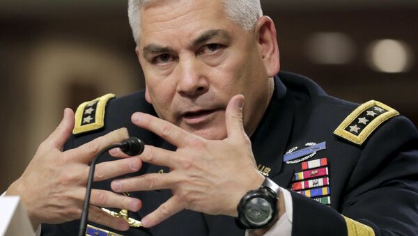 General John Campbell, el comandante de las Fuerzas de EEUU en Afganistán - Sputnik Mundo
