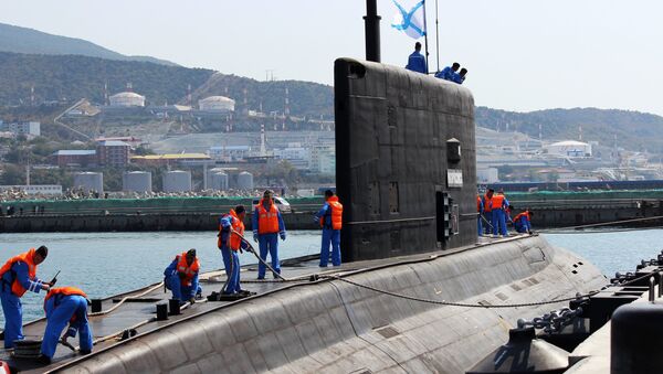 Submarino ruso Novorossiysk de la clase Varshavianka - Sputnik Mundo