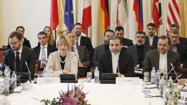 Reunión de las delegaciones de UE e Irán (archivo) - Sputnik Mundo