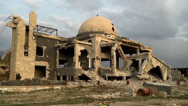 Edificio destruido en Siria - Sputnik Mundo