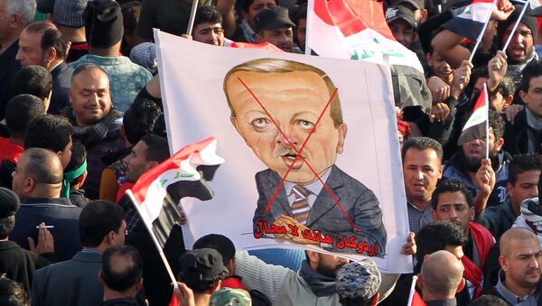Protestas en Irak contra la presencia de las tropas turcas en el territorio del país - Sputnik Mundo