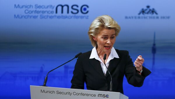 Ursula von der Leyen, la ministra alemana de Defensa - Sputnik Mundo