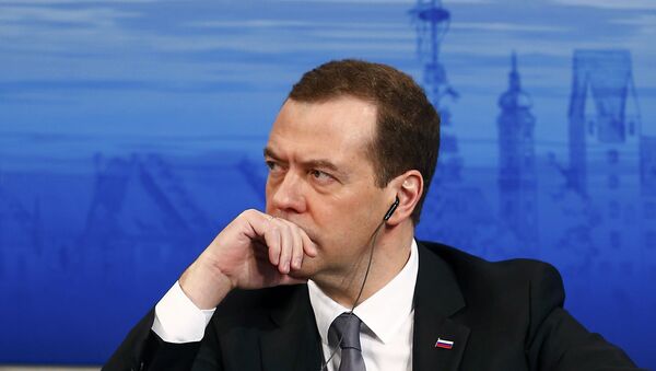 El primer ministro de Rusia, Dmitri Medvédev, en la Conferencia de Seguridad en Múnich - Sputnik Mundo