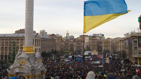 Aniversario de Euromaidán en Kiev - Sputnik Mundo