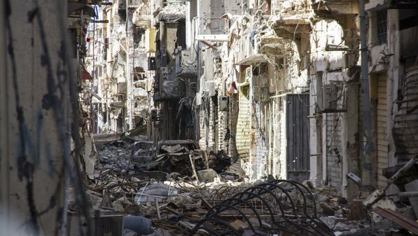 Edificios destruidos en Bengasi, Libia - Sputnik Mundo