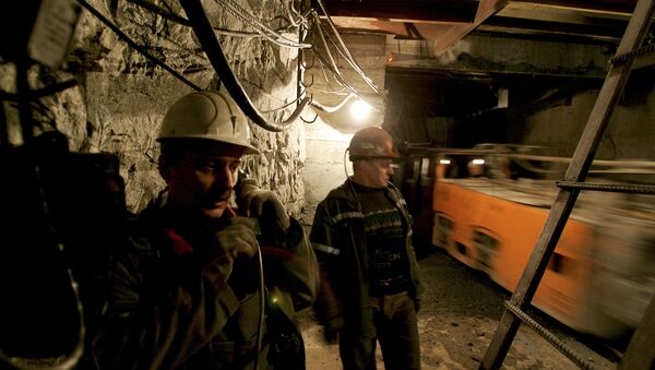 Los mineros de la mina Severnaya (archivo) - Sputnik Mundo