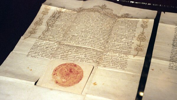 Un documento auténtico de Pedro el Grande, datado en 1697 - Sputnik Mundo