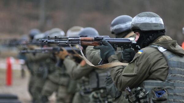 Soldados ucranianos, entrenamiento de la OTAN - Sputnik Mundo