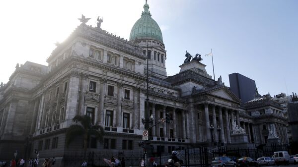 Edificio de Congreso de la Nación Argentina en Buenos Aires - Sputnik Mundo